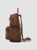 OC PACK 001 - Brown Suede Backpack - thumb image 5,side view