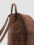 OC PACK 001 - Brown Suede Backpack - thumb image 6,side view