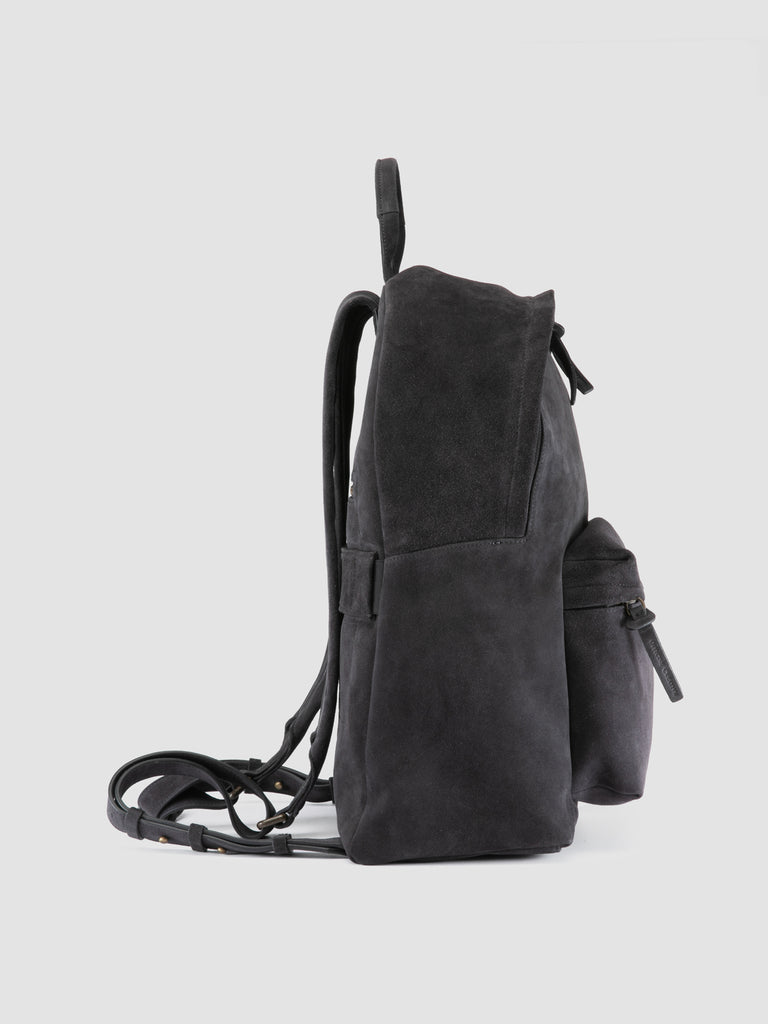 OC PACK 001 - Black Suede Backpack