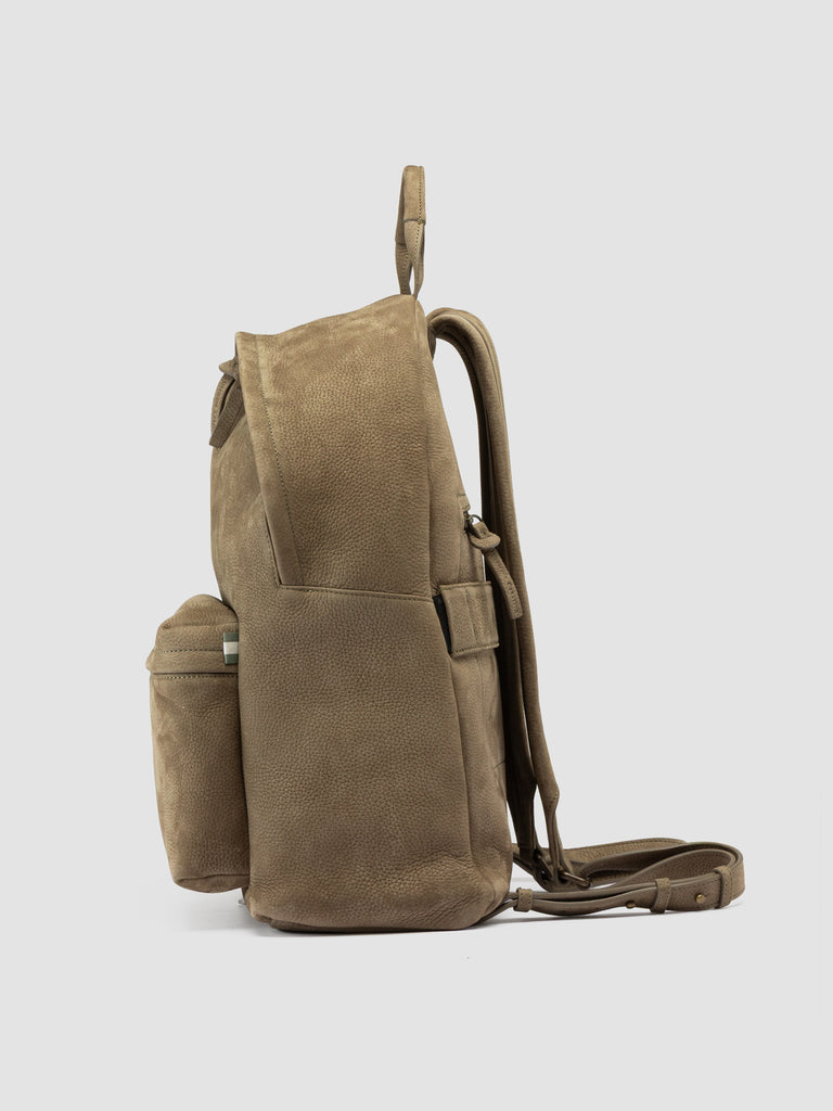 OC PACK 001 - Taupe Leather Backpack