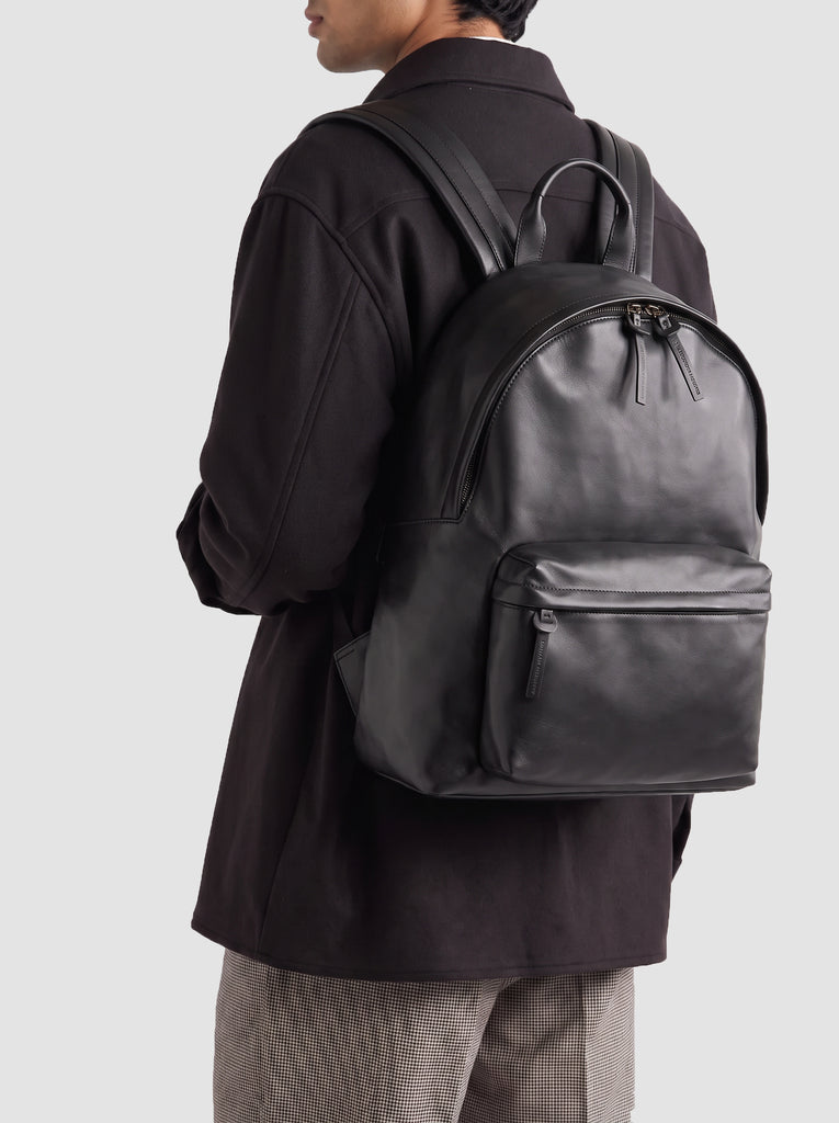 OC PACK 001 - Zaino in Pelle Nera