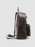 OC PACK 001 - Zaino in Pelle Marrone - thumb image 3,side view