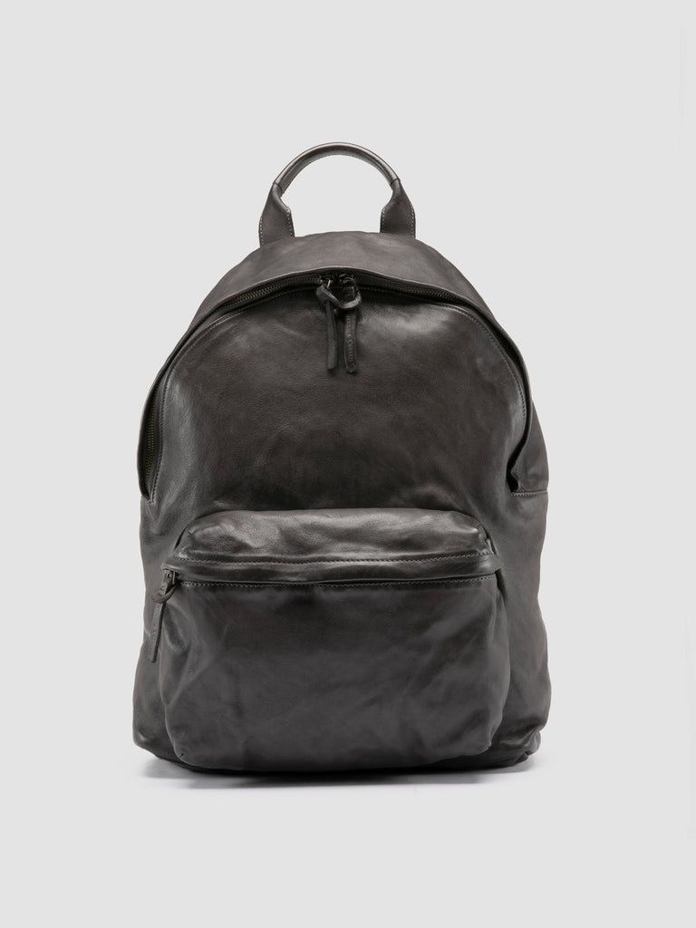 OC PACK 004 - Grey Leather Backpack