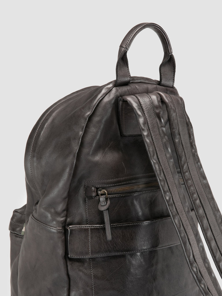 OC PACK 004 - Grey Leather Backpack