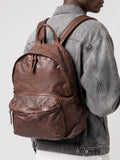 OC PACK 004 - Zaino in Pelle Marrone - thumb image 2,side view