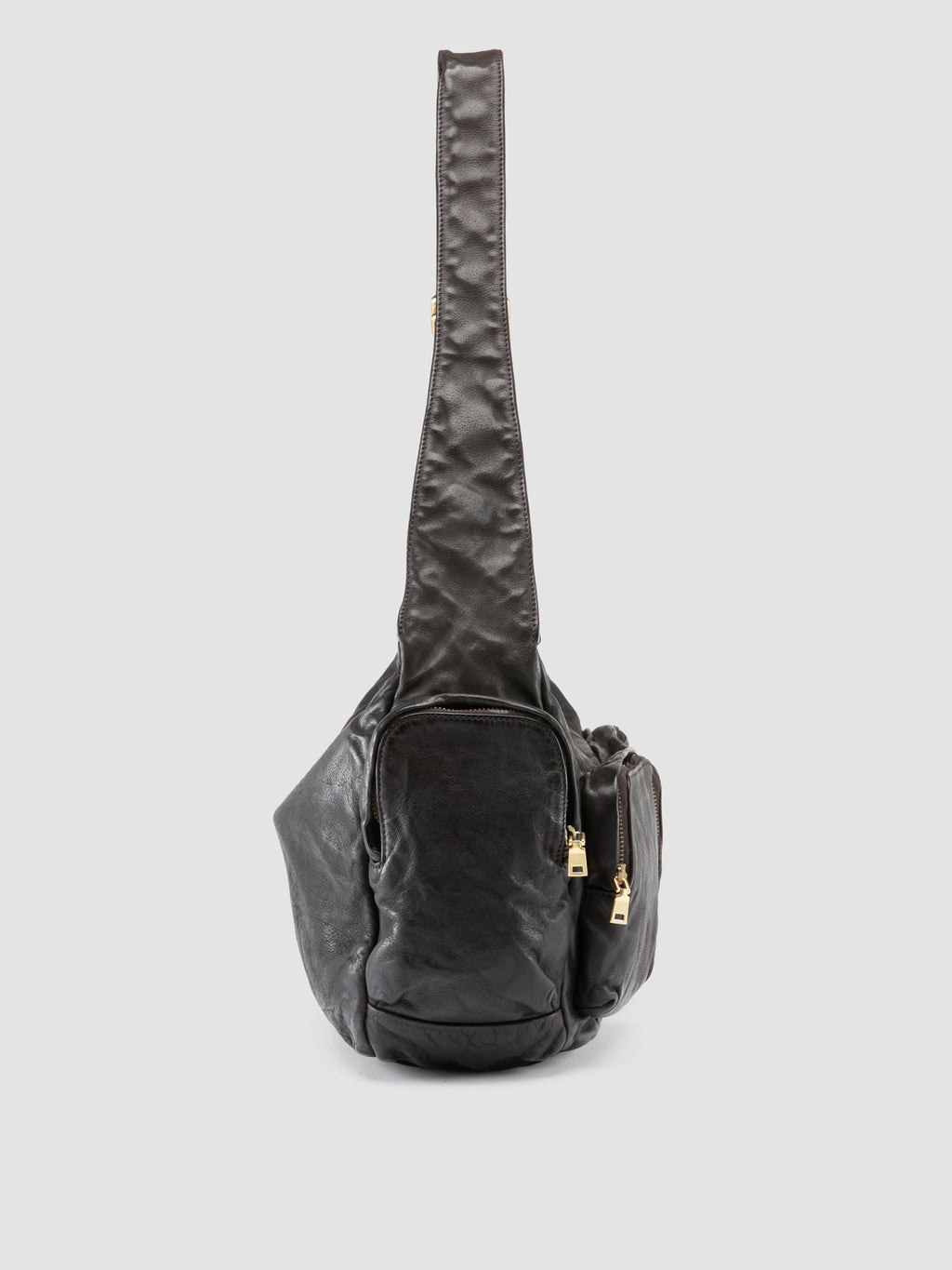 PAGE 002 - Brown Leather Shoulder bags - image 3,side view