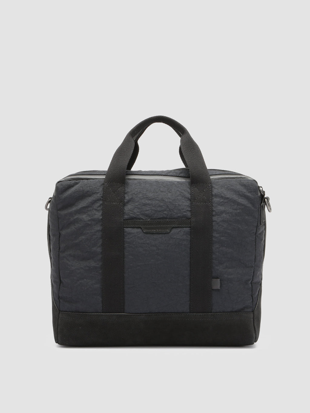PILOT 002 - Black Nylon & Nubuck Briefcase  Officine Creative - 1