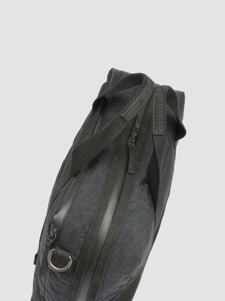 PILOT 002 - Black Nylon & Nubuck Briefcase  Officine Creative - 2