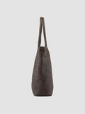 RAQUEL 002 - Brown Leather Shoulder Bag - thumb image 3,side view