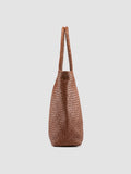 RAQUEL 002 - Brown Leather Shoulder Bag - thumb image 3,side view