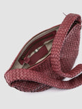 RAQUEL 003 - Burgundy Leather Crossbody Bag - thumb image 6,side view