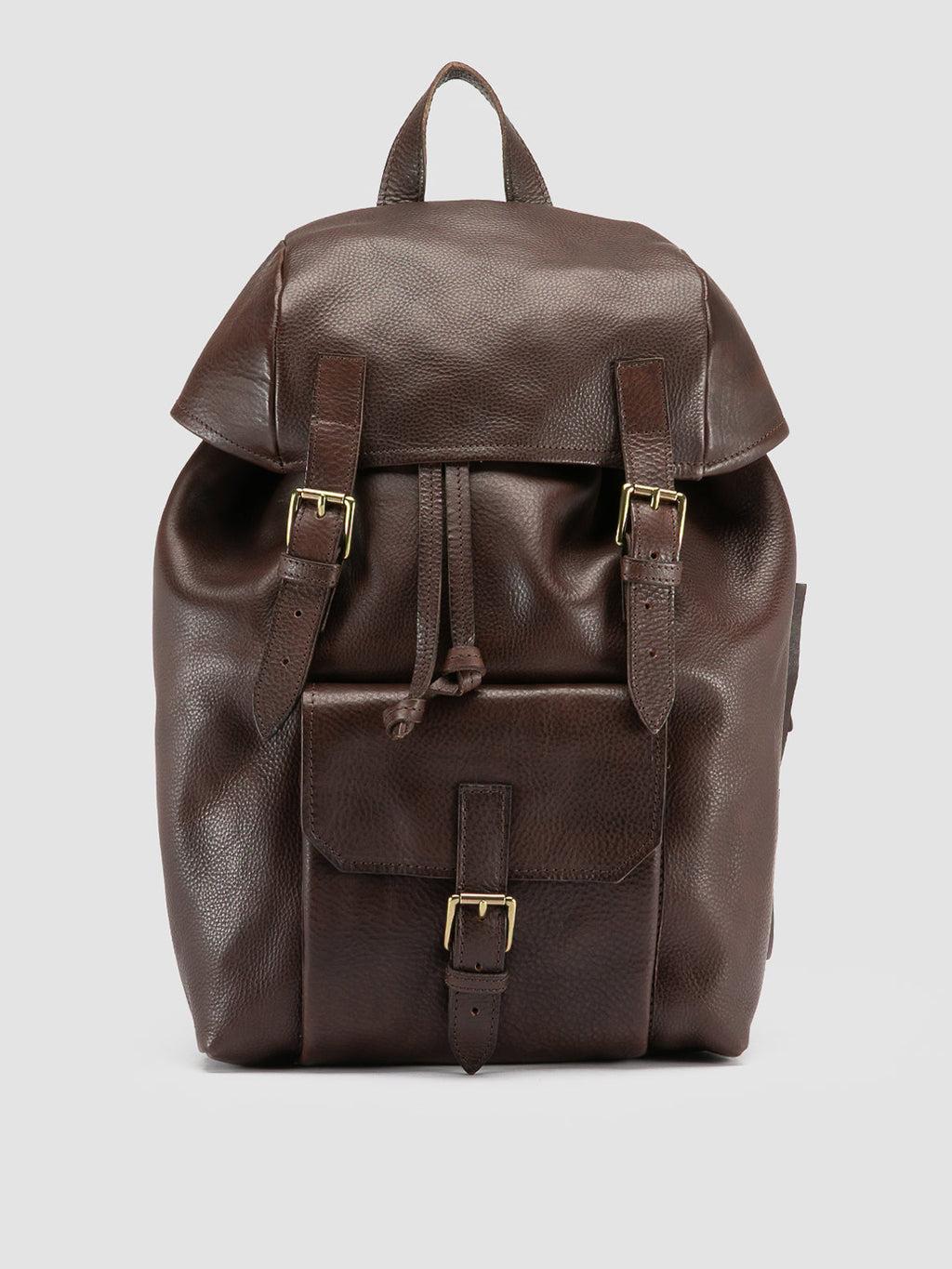 RARE 047 - Zaino in Pelle Marrone - image 1,side view