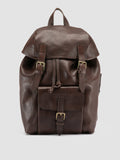 RARE 047 - Zaino in Pelle Marrone - thumb image 1,side view