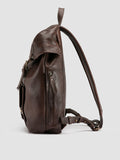 RARE 047 - Zaino in Pelle Marrone - thumb image 5,side view
