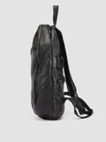 RECRUIT 019 - Black Leather Backpack - image OCBRECR19IGNIS1000TU0 - 5
