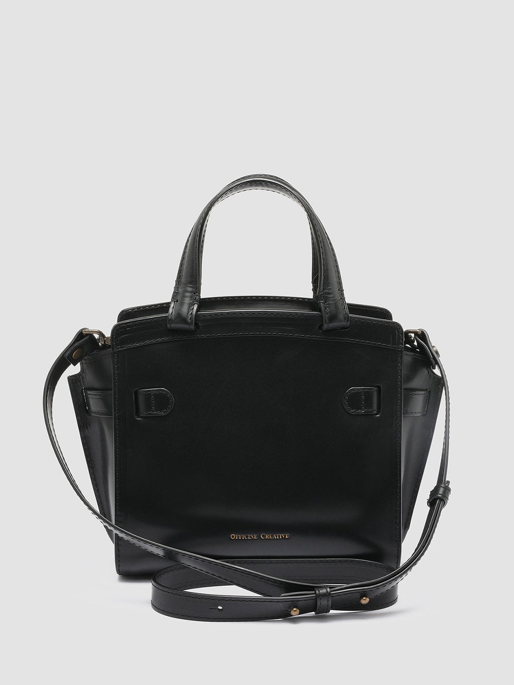 SADDLE 009 - Borsa a mano in Pelle Nera