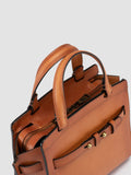 SADDLE 009 - Brown Leather Hand Bag - thumb image 2,side view