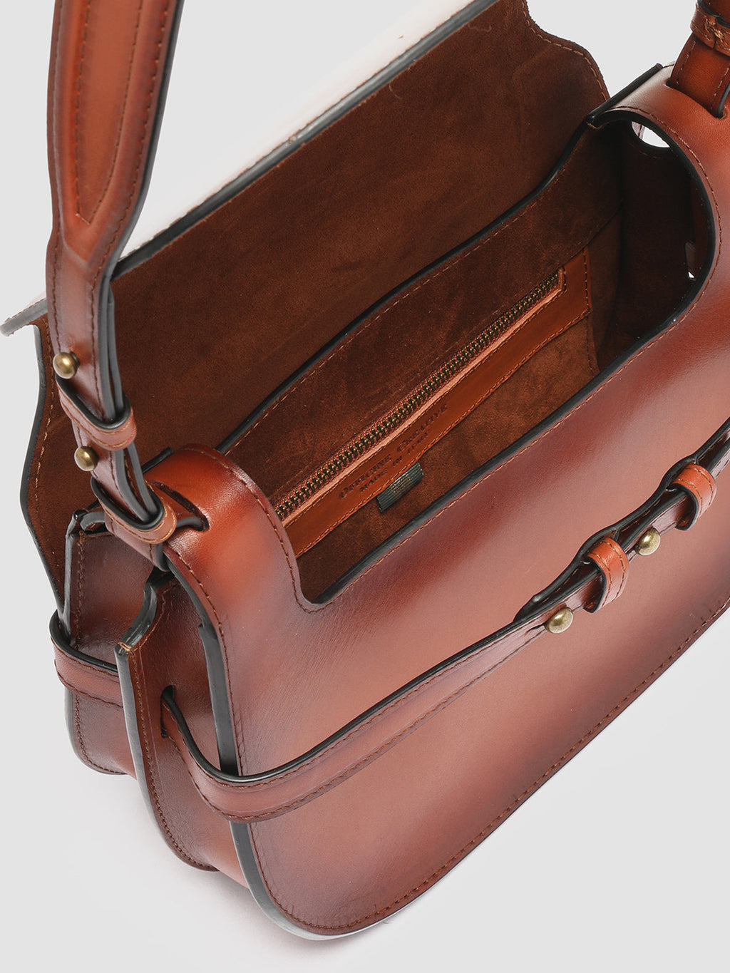 SADDLE 011 - Borsa a Tracolla in Pelle Marrone