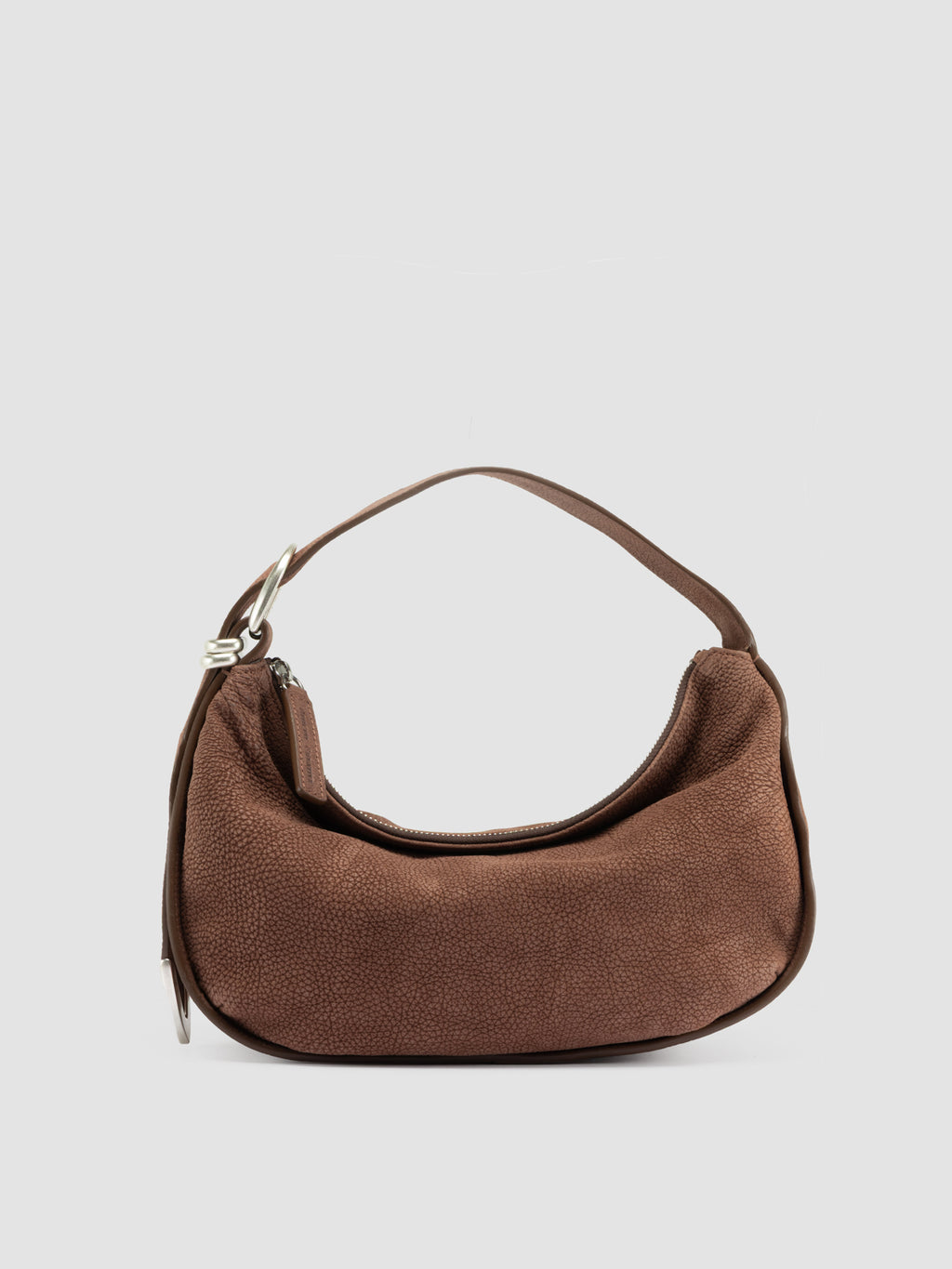 TOOLS 001 - Borsa a Mano in Pelle Marrone - image 1,side view