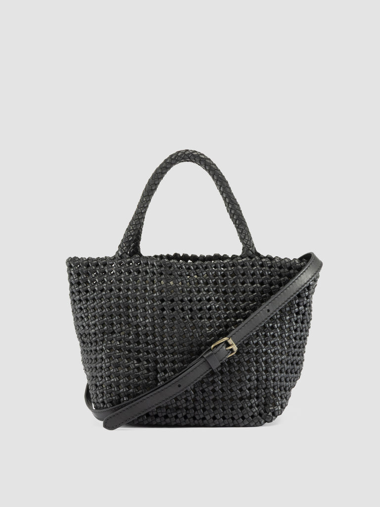 VICKY 001 - Borsa a Mano in Pelle Nera