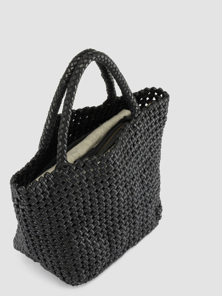VICKY 001 - Borsa a Mano in Pelle Nera-hover