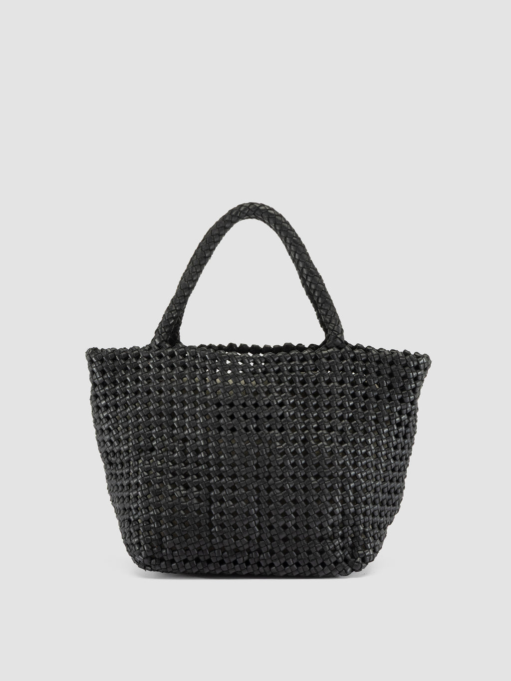VICKY 001 - Borsa a Mano in Pelle Nera - image 3,side view