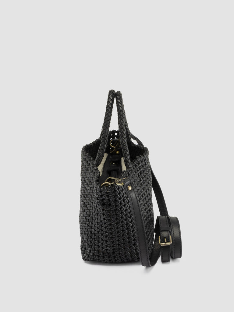 VICKY 001 - Borsa a Mano in Pelle Nera