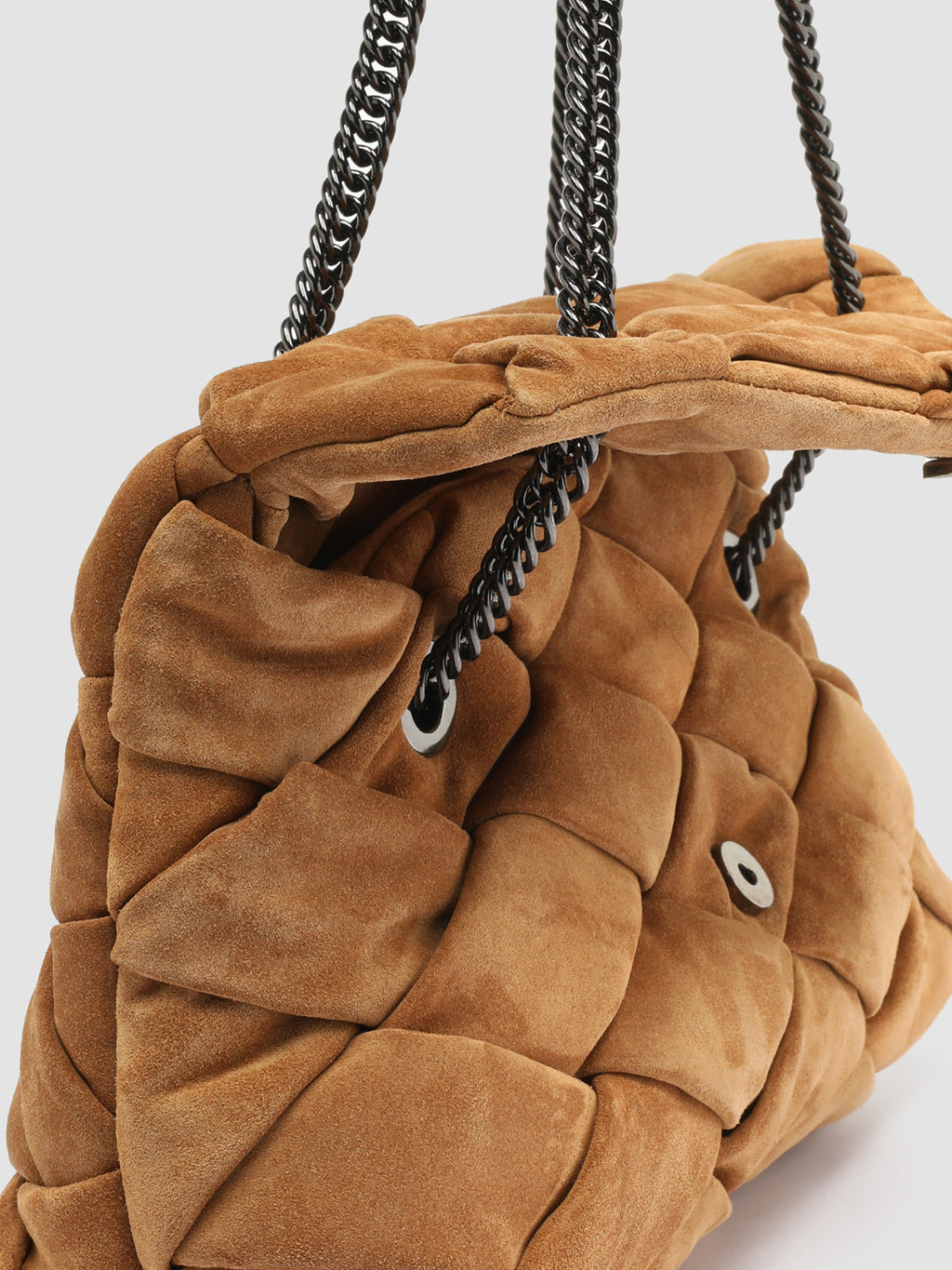 OC CLASS 053 Massive - Brown Suede Shoulder Bag