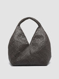 OC CLASS 056 Woven - Brown Leather Handle Bag