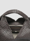 OC CLASS 056 Woven - Brown Leather Handle Bag