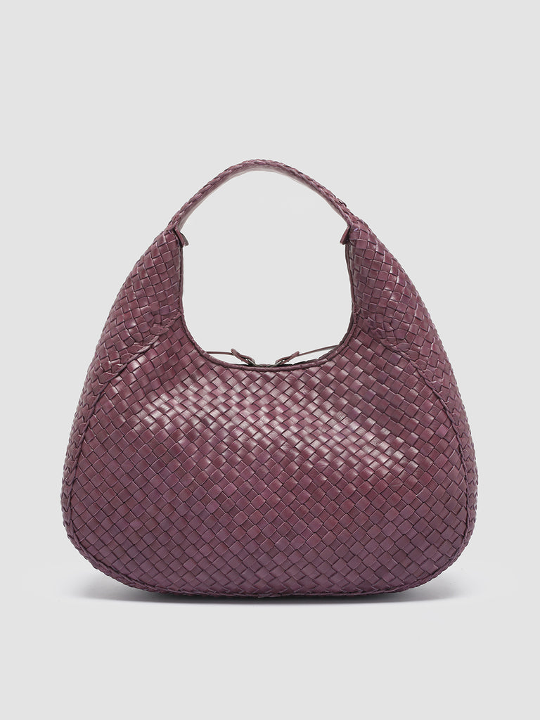 OC CLASS 58 - Borsa Hobo in Pelle Bordeaux