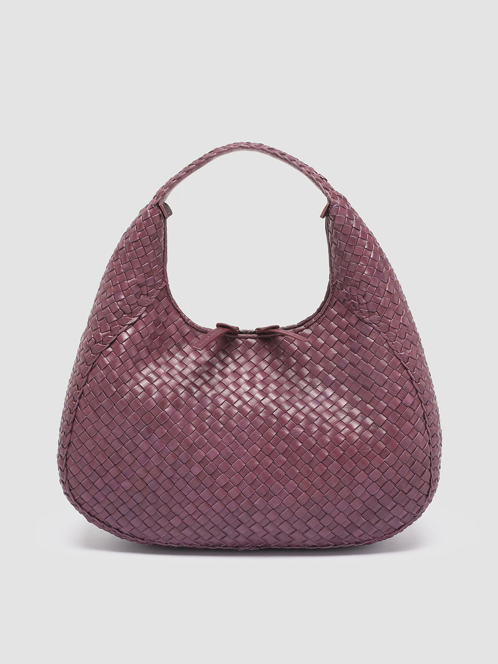 OC CLASS 58 - Borsa Hobo in Pelle Bordeaux