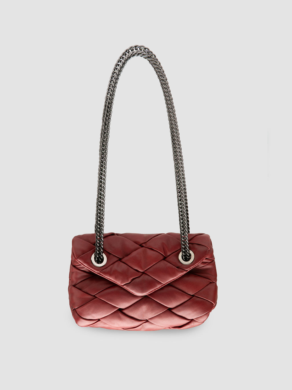 OC CLASS 061 Massive - Red Leather Shoulder Bag