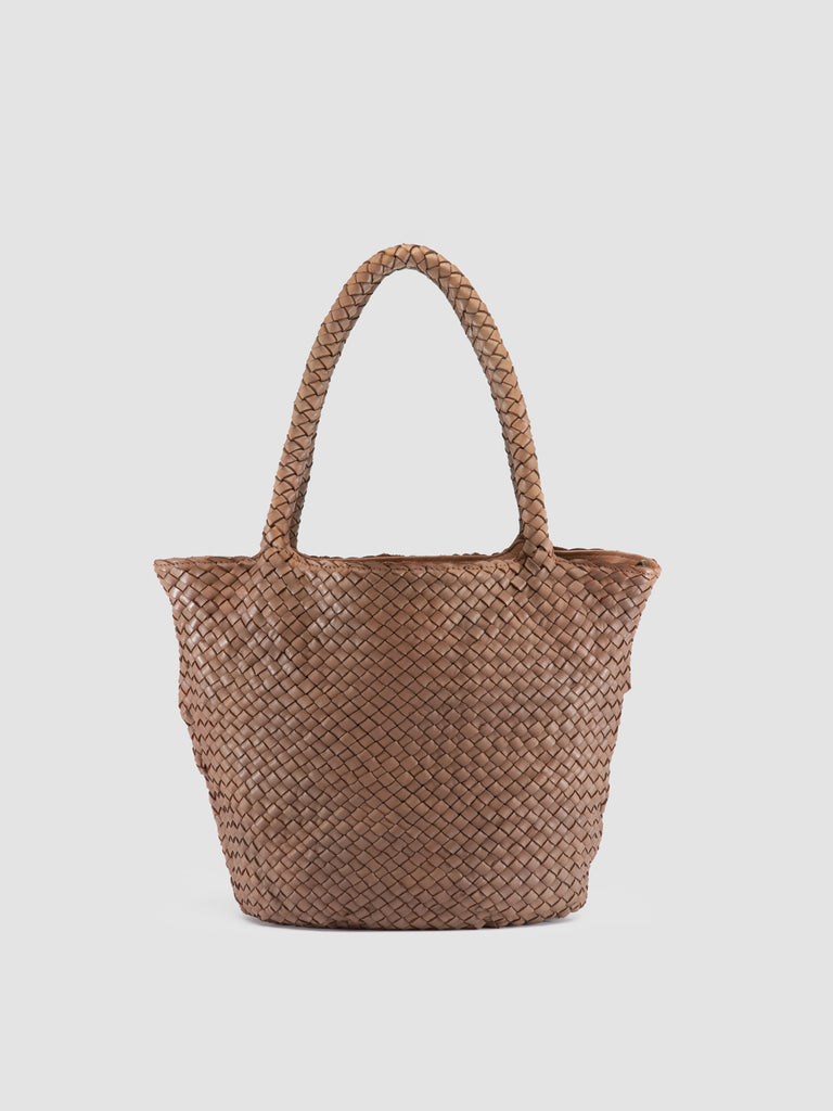 OC CLASS 072 - Brown Leather Shoulder Bag