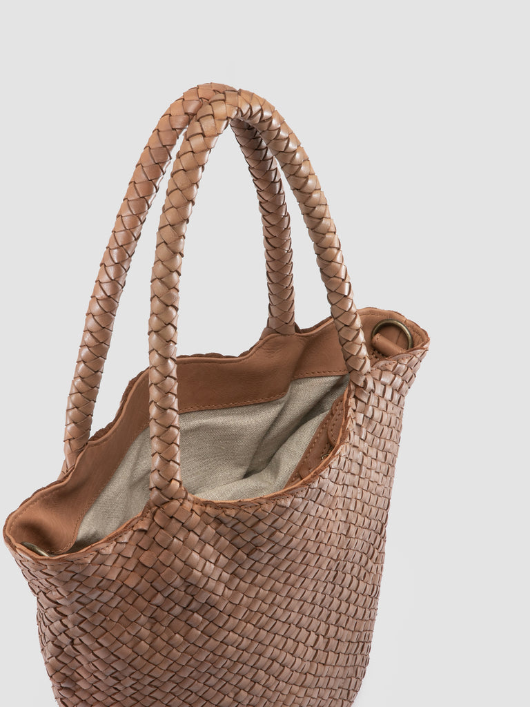 OC CLASS 072 - Brown Leather Shoulder Bag
