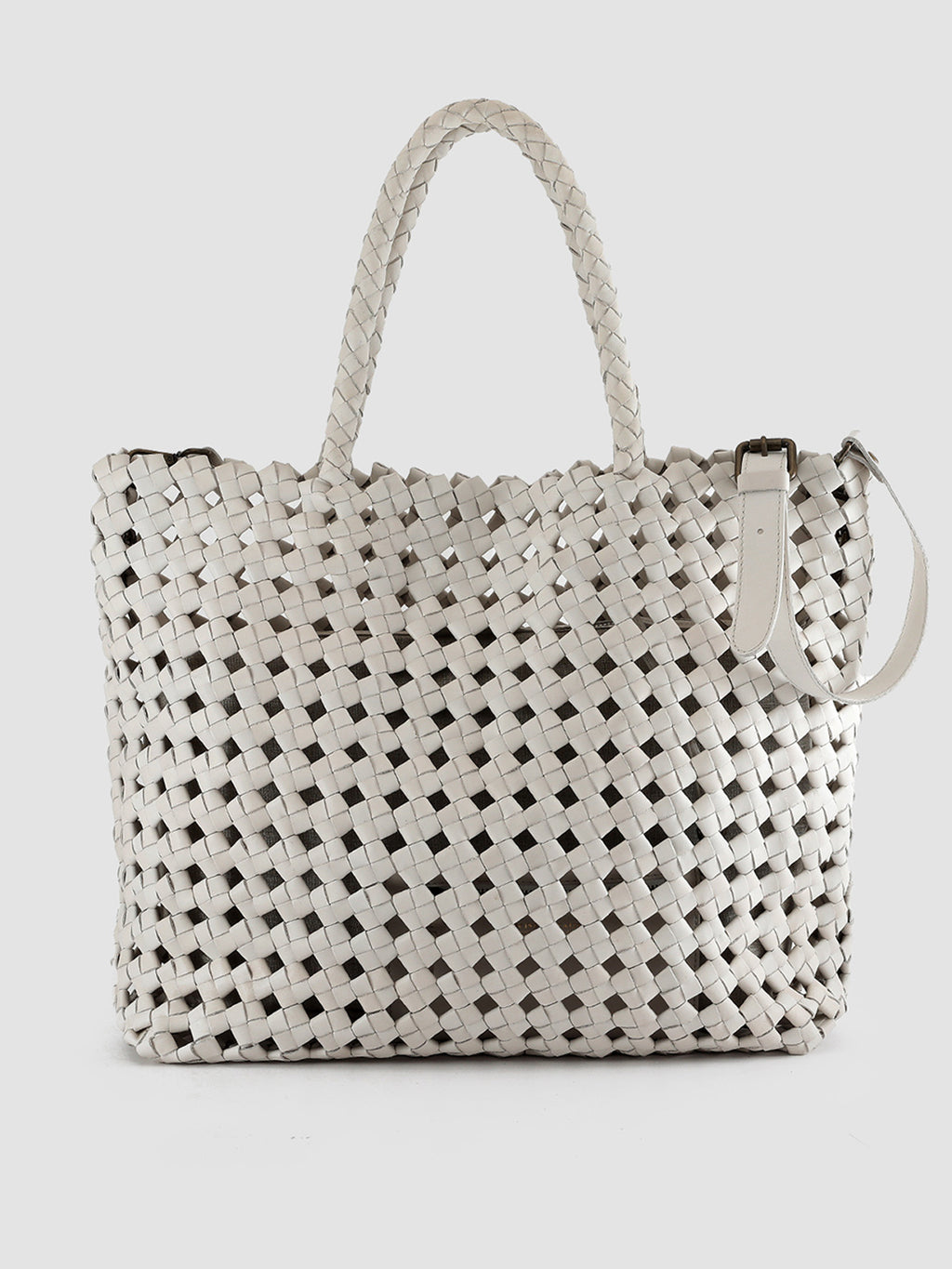 OC CLASS 35 Button - White Shoulder Bag