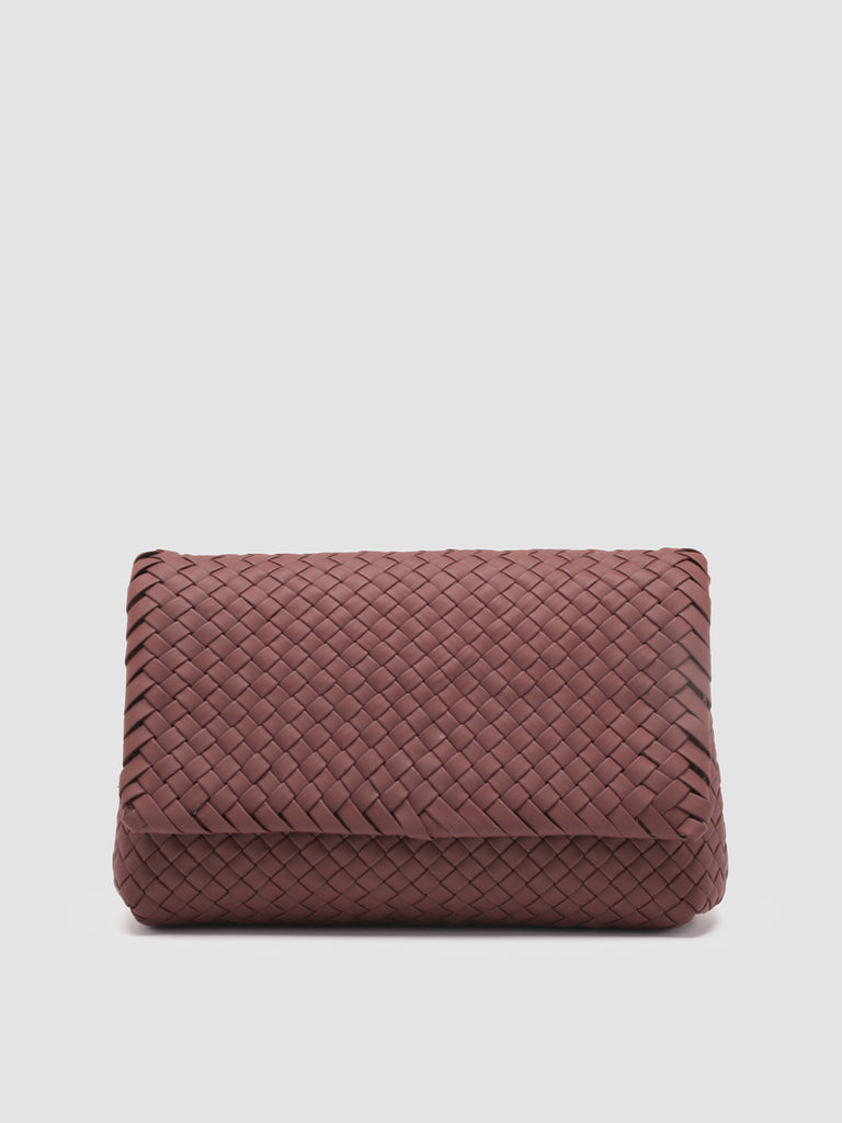 OC CLASS 46 - Borsa Crossbody in Pelle Bordeaux