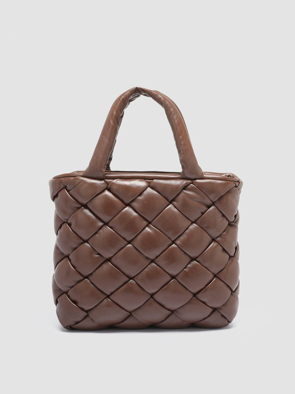 OC CLASS 48 Massive - Brown Leather Handbag