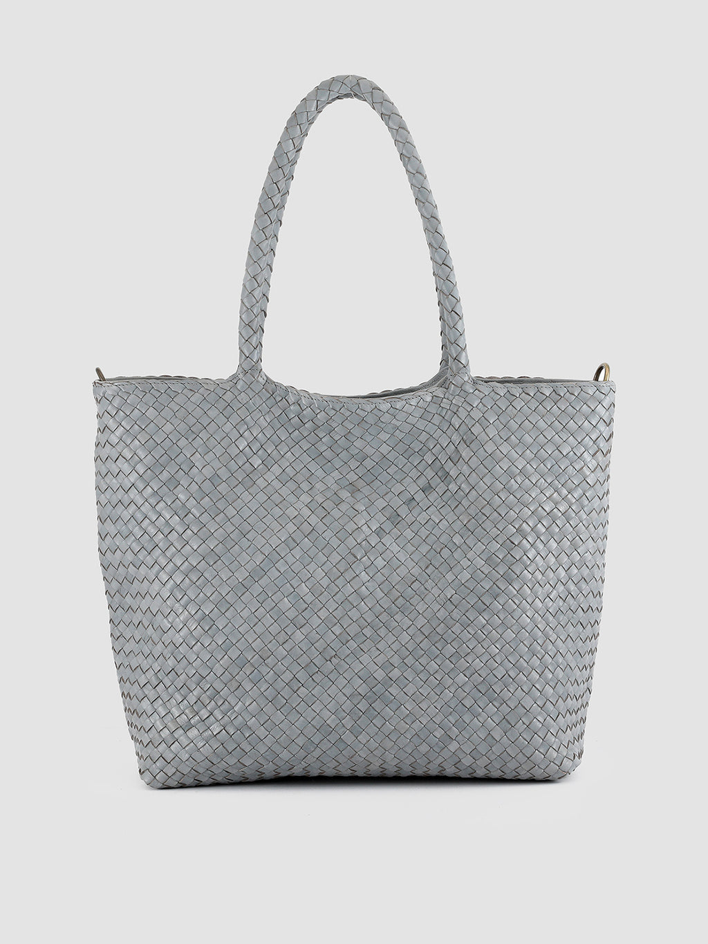 OC CLASS 511 Woven - Borsa con Manico in Pelle Blu