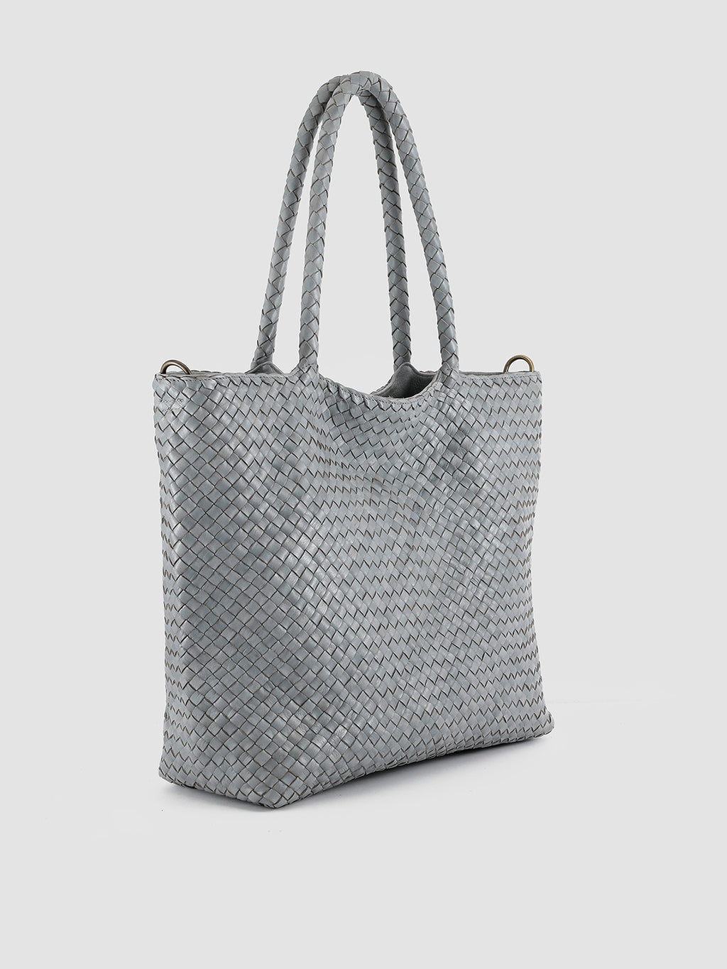 OC CLASS 511 Woven - Borsa con Manico in Pelle Blu