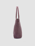 OC CLASS 511 Woven - Borsa con Manico in Pelle Bordeaux