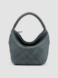 OC CLASS 09 - Blue Woven Leather Tote Bag