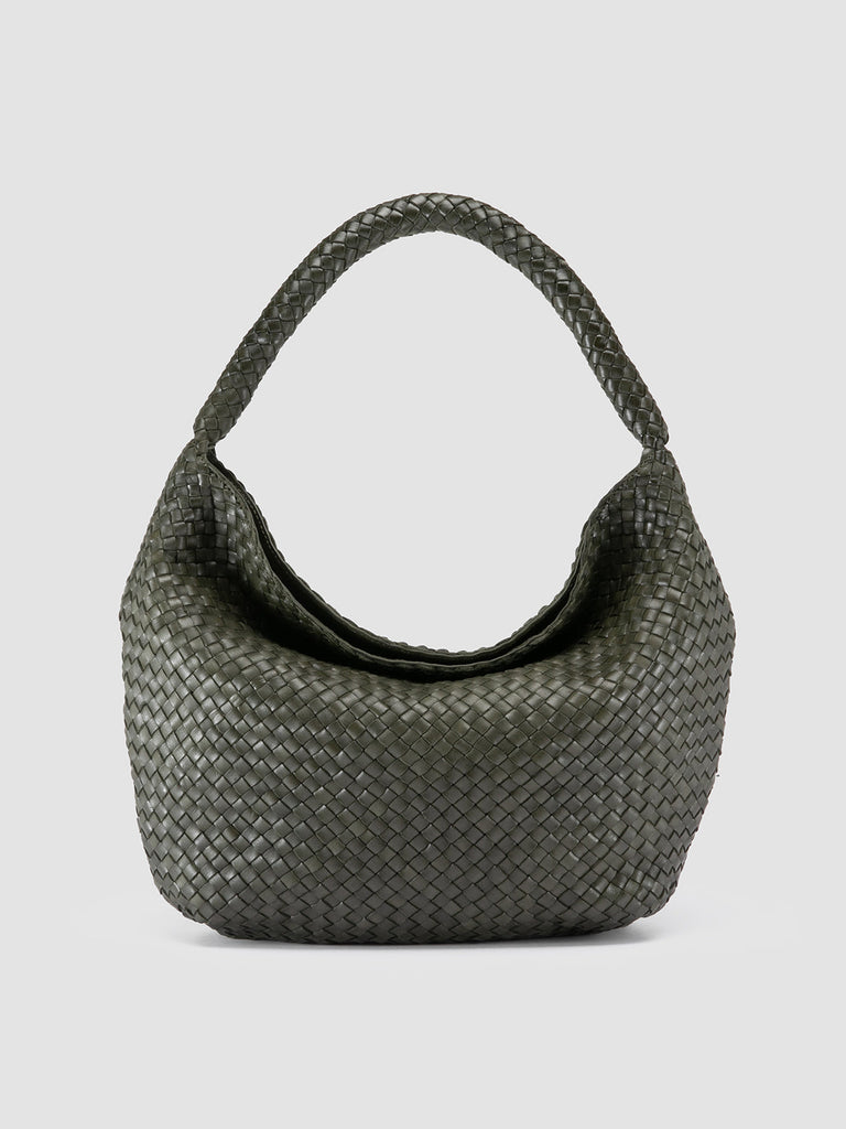 OC CLASS 09 - Borsa Hobo in Pelle Verde