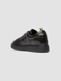 THE ANSWER 101 - Black Leather Low Top Sneakers - thumb image 4,side view