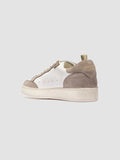 THE ANSWER 101 - White Nubuck Low Top Sneakers - thumb image 4,side view