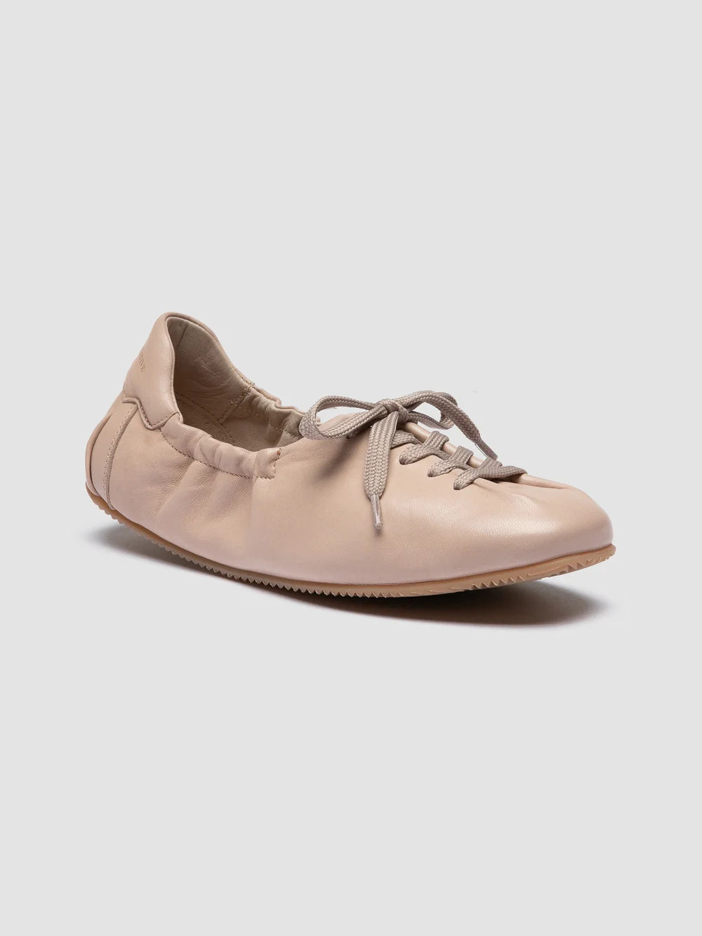 BALLET 101 - Sneaker in Pelle Avorio - image 3,side view