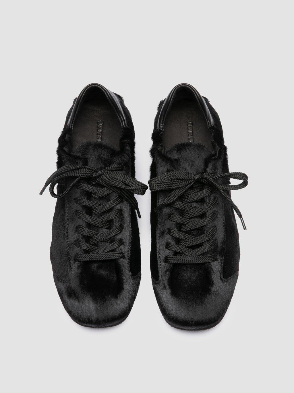 BALLET 102 - Sneaker Basse in Pelle Nera - image 2,side view