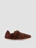 BALLET 102 - Brown Suede Low Top Sneakers - thumb image 1,side view
