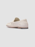 BLAIR DD 001 - White Leather Penny Loafers