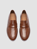 BLAIR DD 001 - Brown Leather Penny Loafers - thumb image 2,side view